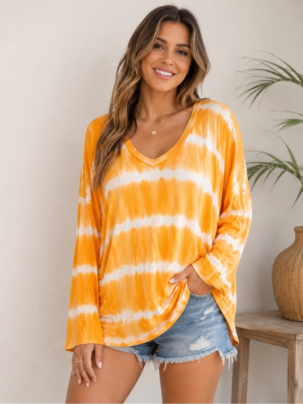 La Miel Tie Dye Top new no tags